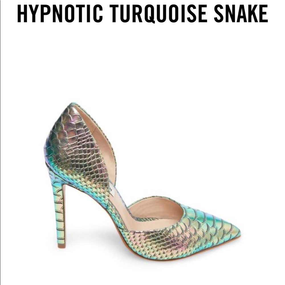 Hypnotic Turquoise Snake